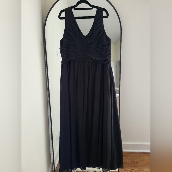 Black Brideside Blair Chiffon Formal Dress - Picture 2 of 6